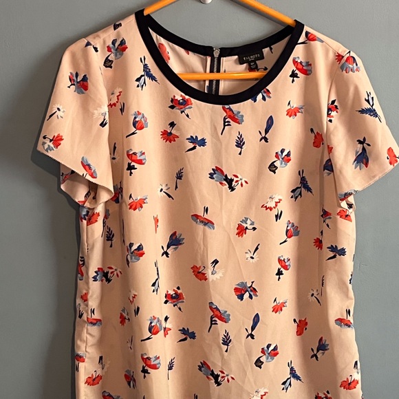SELLING TALBOTS WOMEN BLOUSE SIZE 16 PETITE FLORAL COLOR CONDITION:PRE-OWNED - Picture 9 of 15
